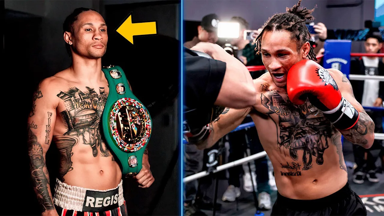 Regis Prograis training for Devin Haney. Training camp HIGHLIGHTS | BOXING FULL FIGHT HD background