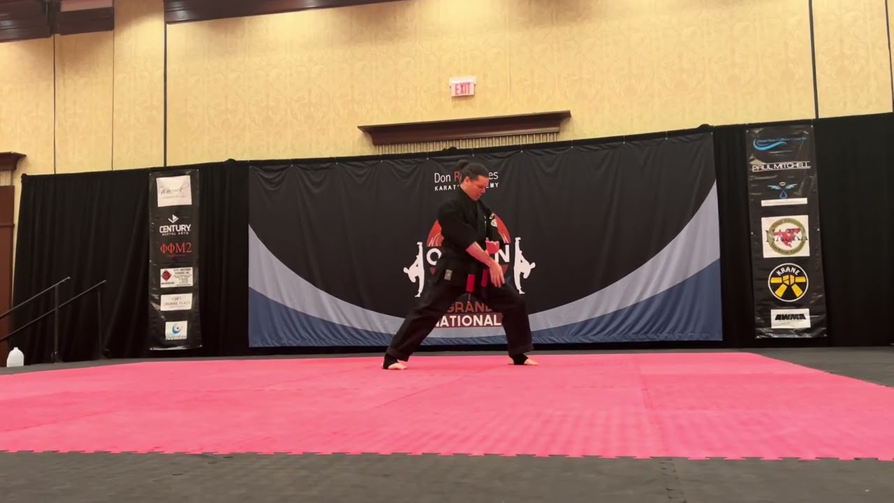 Larry Gonzalez Men’s Kenpo Forms - Ocean State Grand Nationals 2025 background