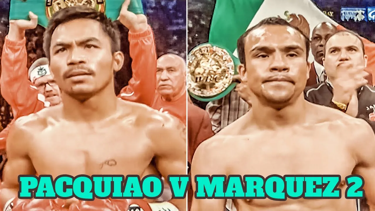 đ„ Manny Pacquiao (Philippines) vs Juan Manuel Marquez (Mexico) 2 | Full Fight Highlights, HD background