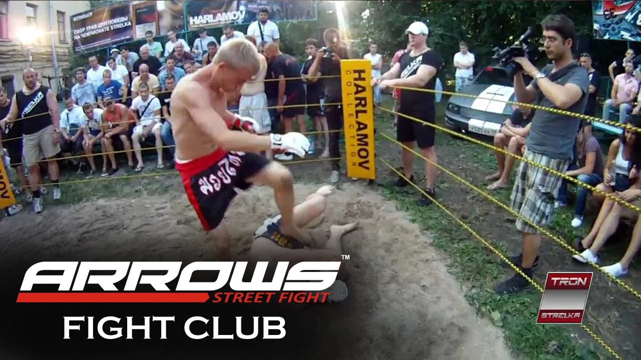Arrows street fight Crazy Russia Guy