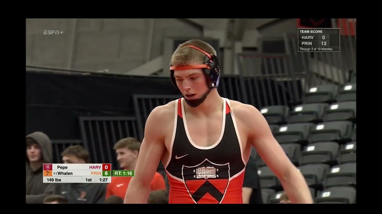 149lbs Ty Whalen (Princeton) vs Jaden Pepe (Harvard) background