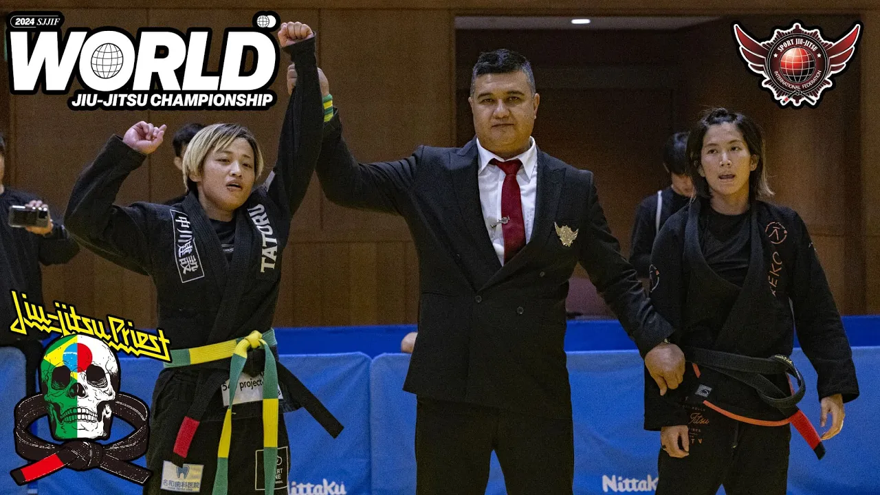 【FULL FIGHT】髙本奈月 vs 菅里実 / SJJIF WORLD 2024 【ブラジリアン柔術】Natsuki takamoto vs Satomi Suga background