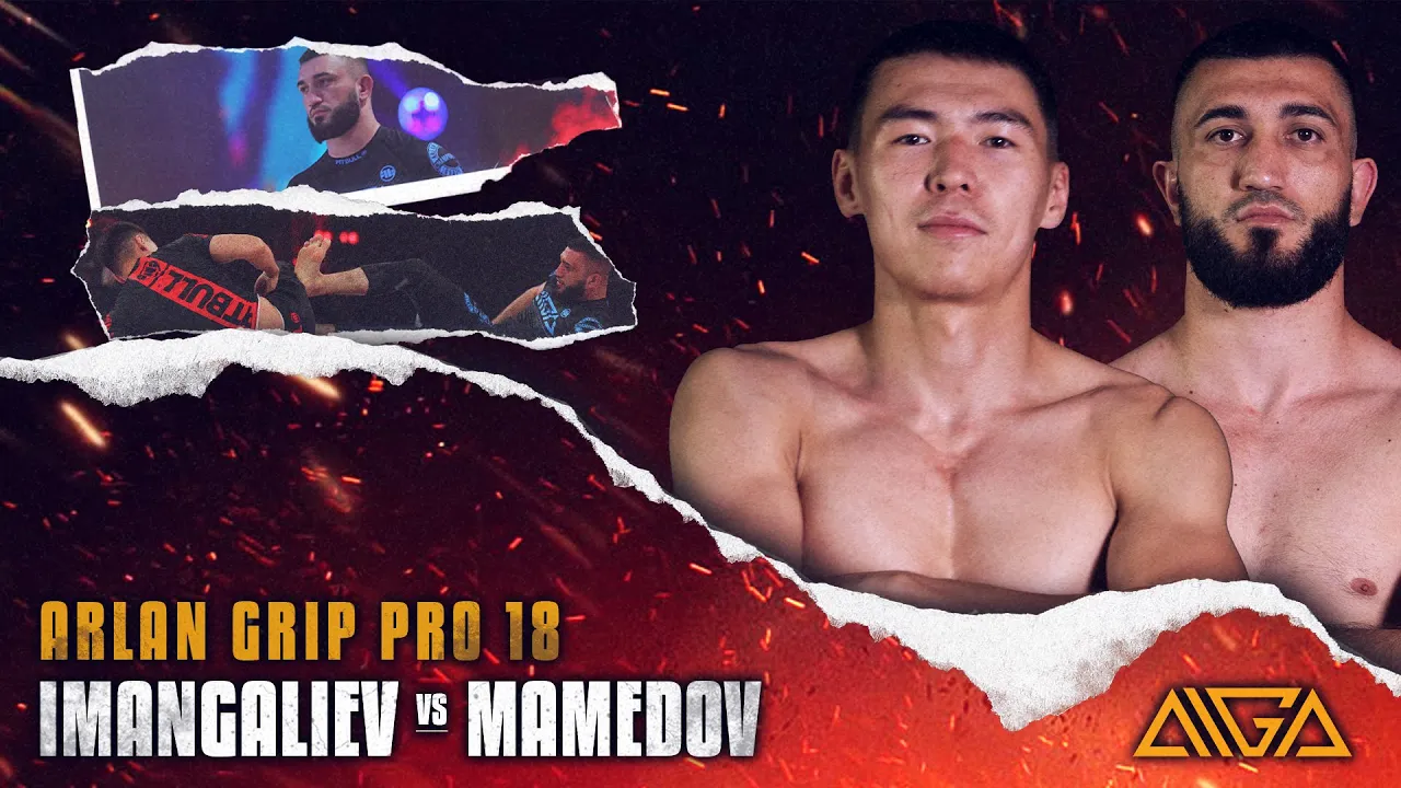 Nurbolat Imangaliev - Ramazan Mamedov | AIGA | Arlan Grip PRO 18 | Grappling background