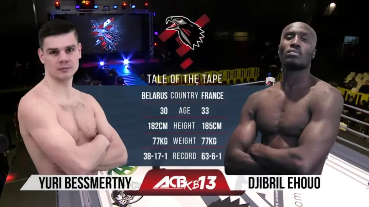 Юрий Бессмертный vs. Джибриль Эхуо 2 | Yuri Bessmertny vs. Djibril Ehouo 2 | ACB KB 13