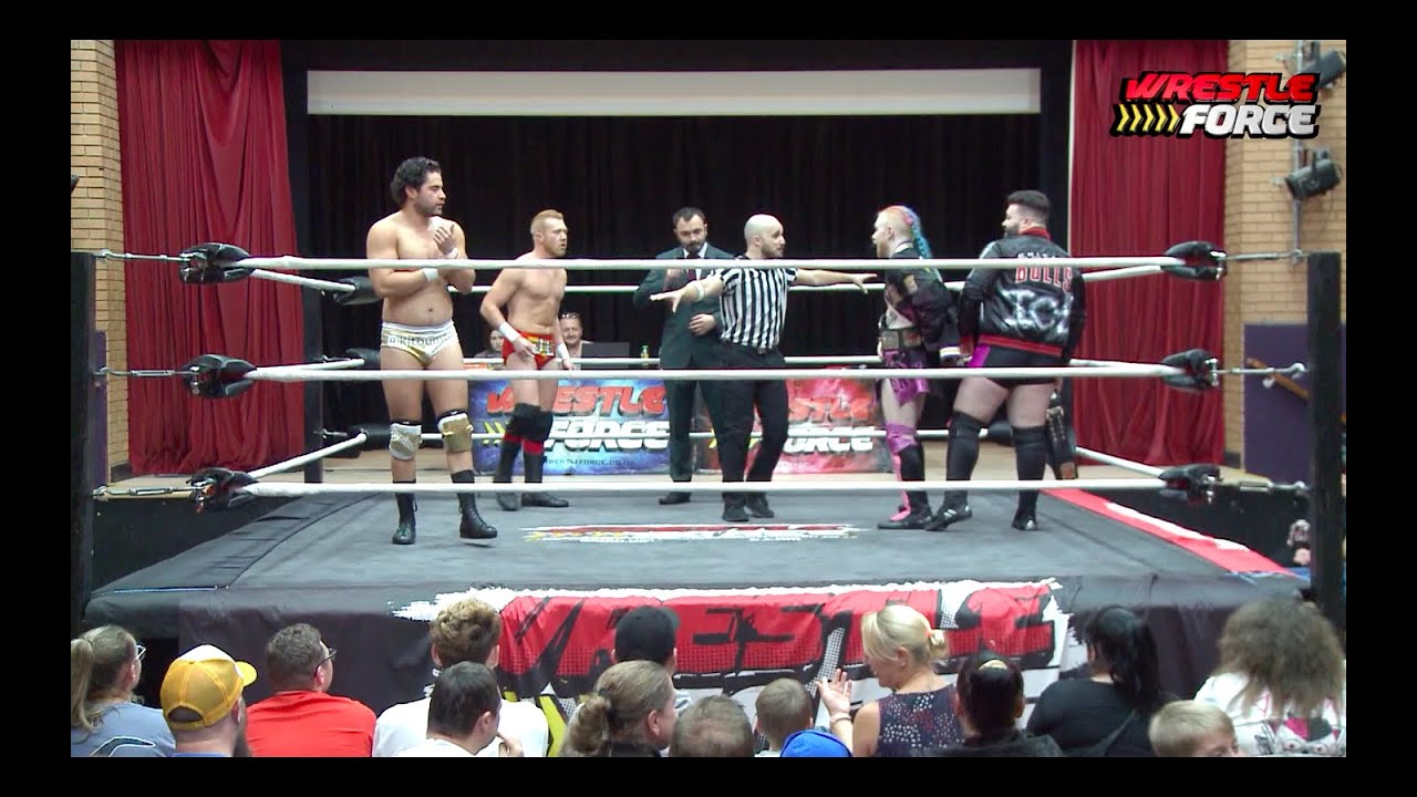 Kyriakos J Toumbas & James Ellis vs The Dead Sad Boys WRESTLEFORCE TAG TEAM TITLE MATCH Live 26.10 background