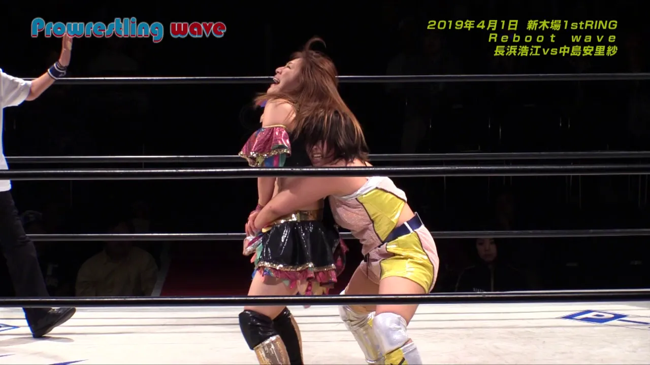 2019.4.1 HIRO'e vs 中島安里紗 WAVE REBOOT background