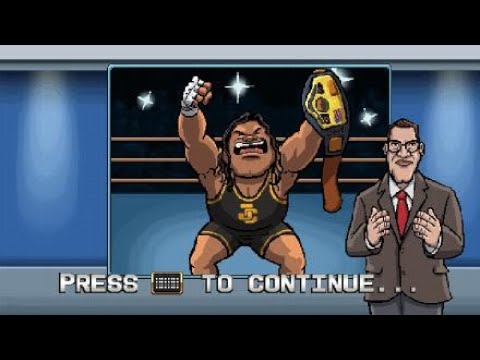 Jeff Cobb vs James Storm. Japan. RetroMania Wrestling background