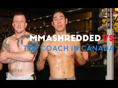 Sparring a Canadian Coach background