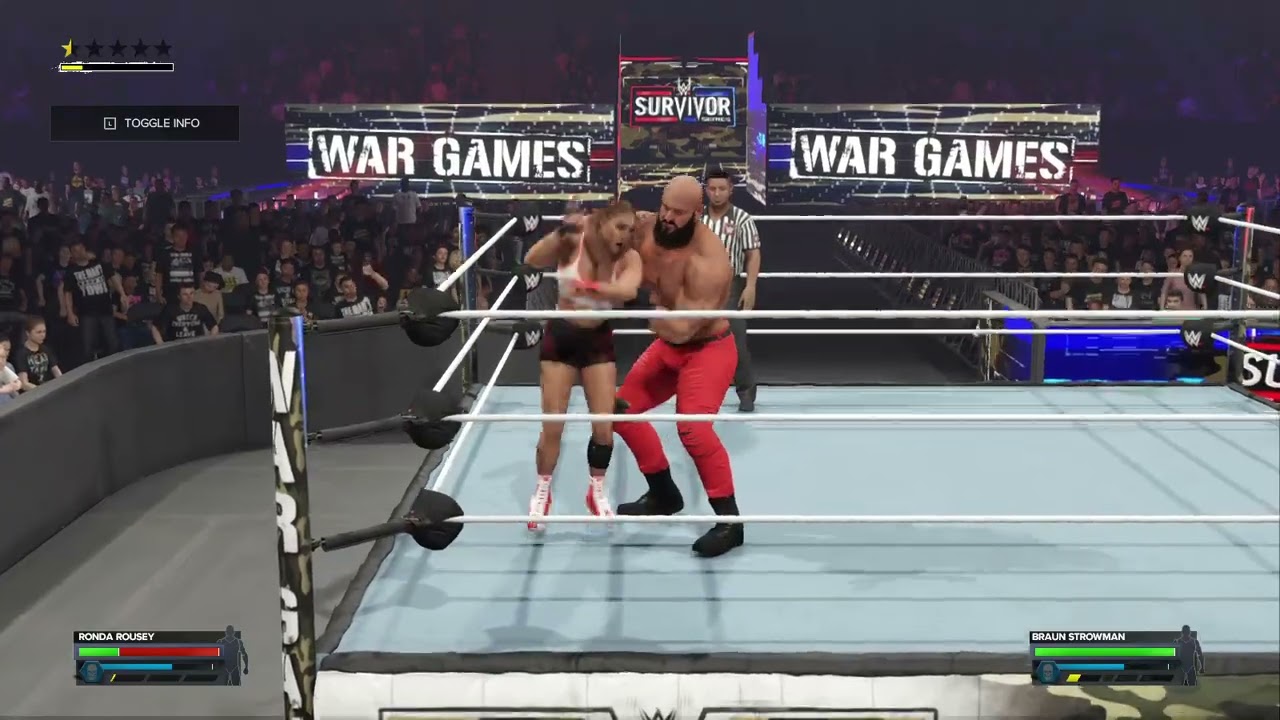 WWE Ronda Rousey vs. Braun Strowman background
