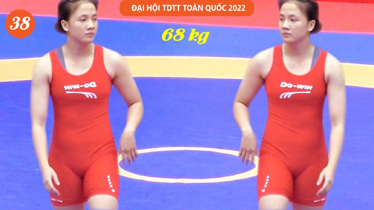 Vật nữ, Women wrestling - 68 kg - L.T.Quỳnh Như - Huế & Trần Thị Hoa - Hà Nam.