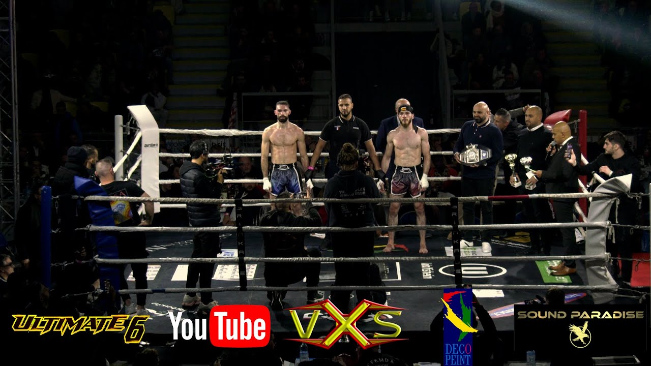 Benoit PILGRAM vs Kazbek TSARAKOV By #VXS Sound paradis #ultimate #muaythai #K1 #strasbourg backdrop