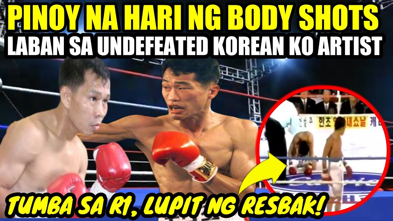 PINOY BAGSAK SA R1 | KOREAN NA UNDEFEATED KO ARTIST TAOB SA BODY SHOTS background