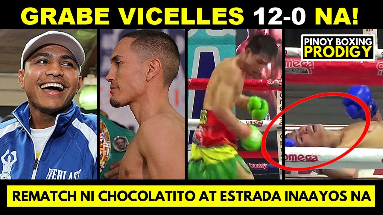 Vicelles 12-0 matapos PABAGSAKIN si Lacar | Chocolatito vs Estrada REMATCH malapit ng IKASA background