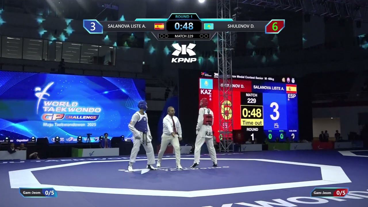 229 Bronze Medal Contest M 68kg ESP SALANOVA LISTE A KAZ SHULENOV D PGM
