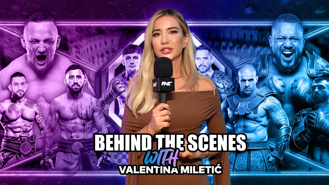 FNC 19 || ARENA PULA || BEHIND THE SCENES WITH VALENTINA background