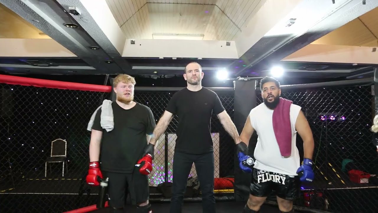 ULTRA MMA GLASGOW 221124 FIGHT 4 CORMAC HOMAN VS HAMZA REHMAN background