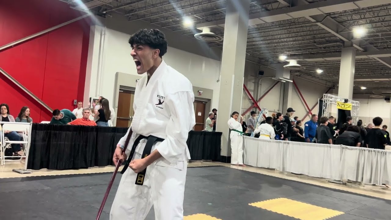 Hamza Tai Men's Non-Bladed Traditional Weapons - Pan American Internationals 2025 background