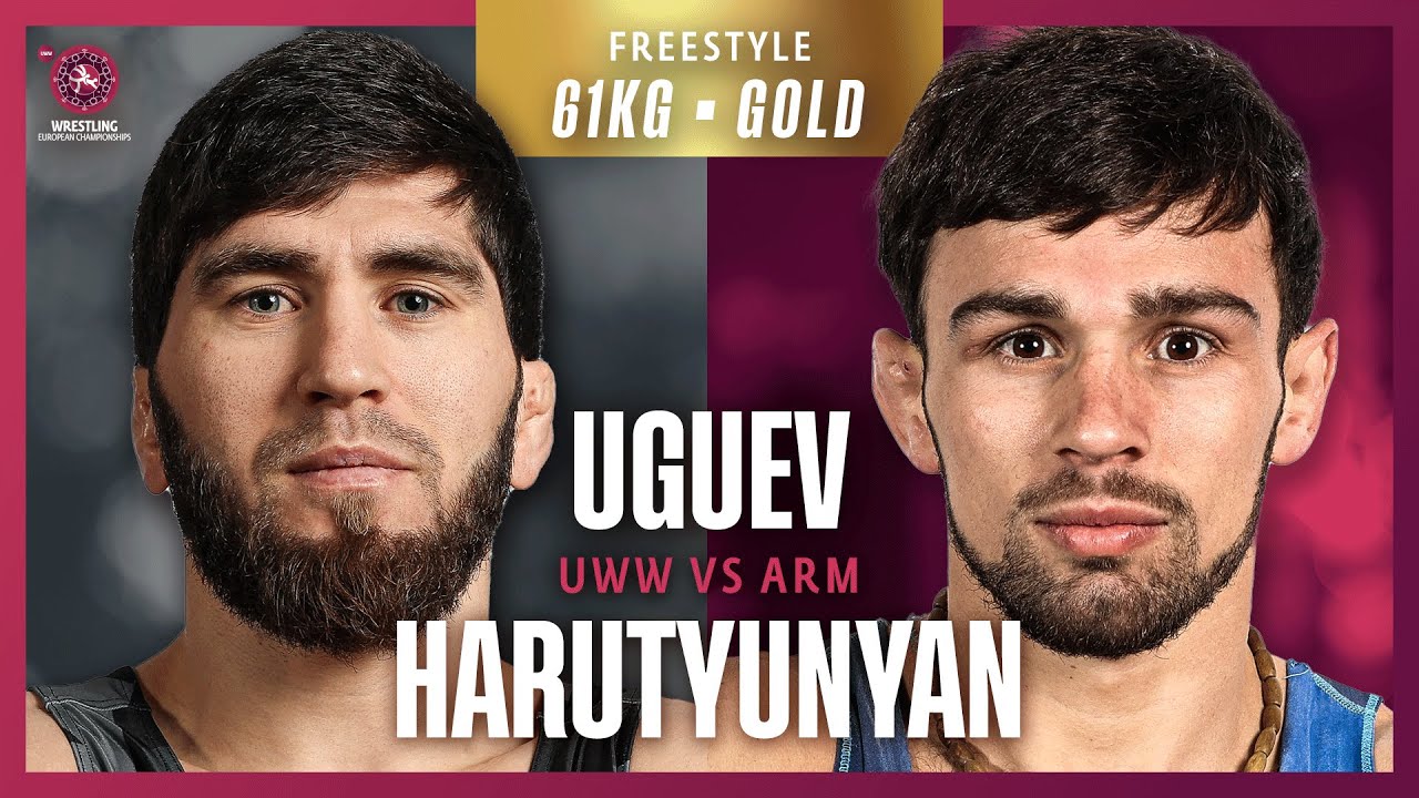 MATCH OF THE DAY: Zaur UGUEV (UWW) stops Arsen HARUTYUNYAN (ARM) from winning his 5th European title