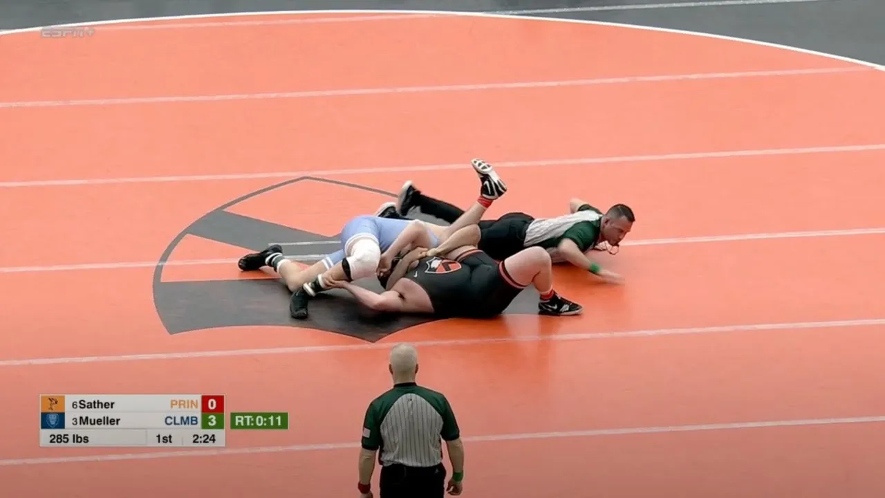 HWT Vincent Mueller (Columbia) vs Will Sather (Princeton)