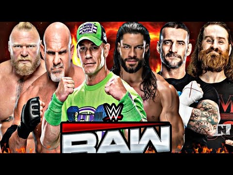 FULL MATCH - John Cena, Brock Lesnar & Goldberg Vs. Roman Reigns,Cm Punk & Sami Zayn: WWE RAW 2025
