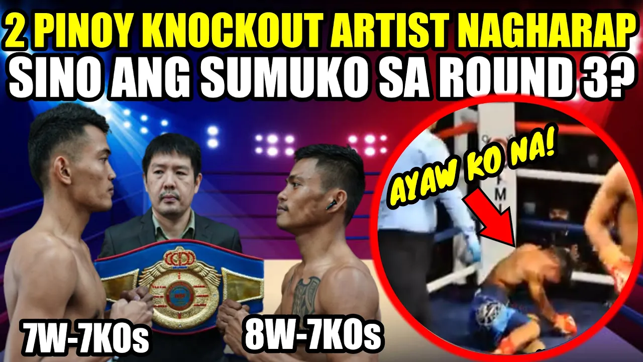 PINOY KNOCKOUT ARTIST 7W-7KOS vs 8W-7KOS | MATIRA ANG MATIBAY 3R TKO! SINOY KAYA?