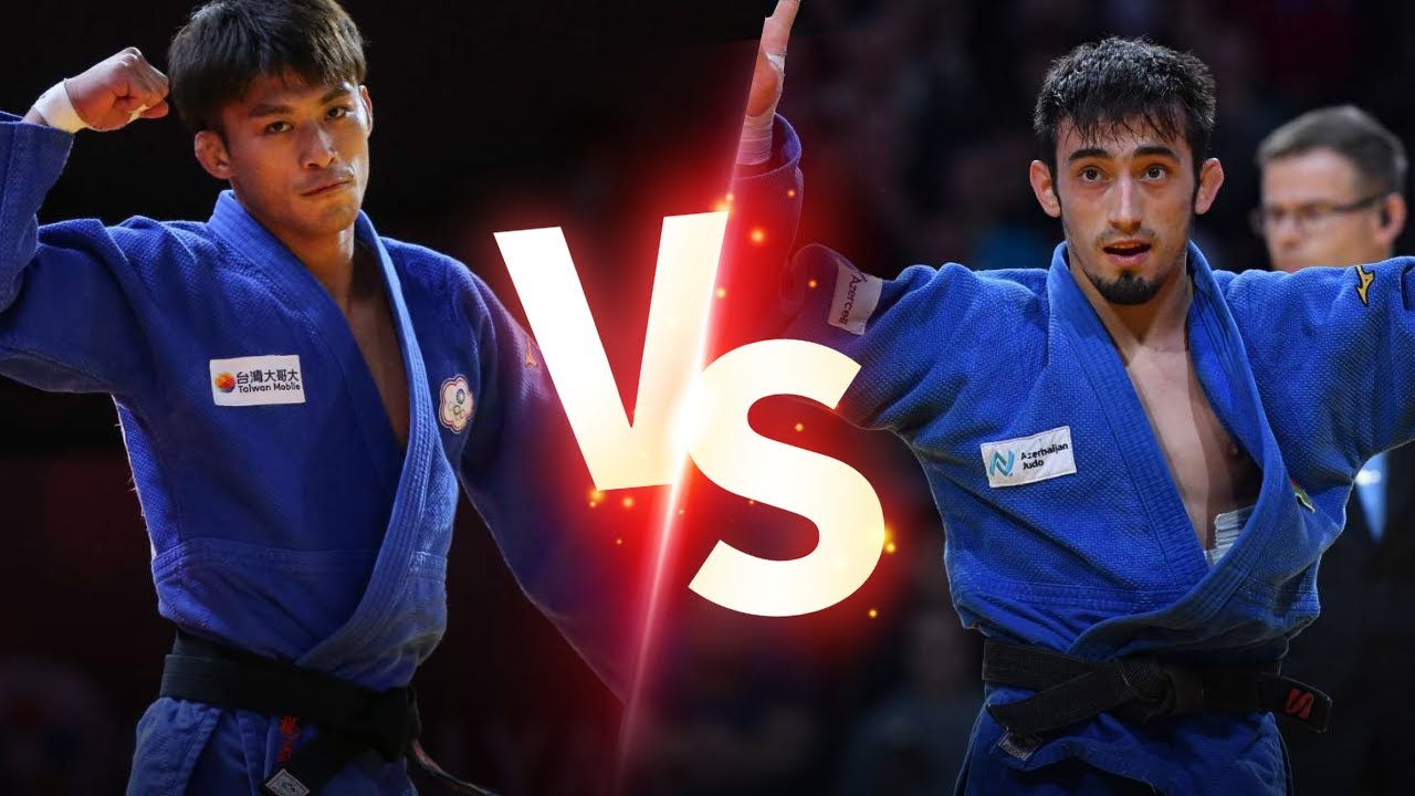 Yung Wei YANG vs Balabay AGHAYEV I Repechage I -60 kg I Grand Prix Portuga-2024 I 柔道 background