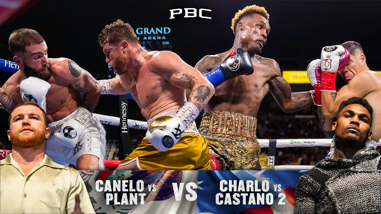 Canelo Alvarez and Jermell Charlo Compare Their Victories That Made Them UNDISPTUED background