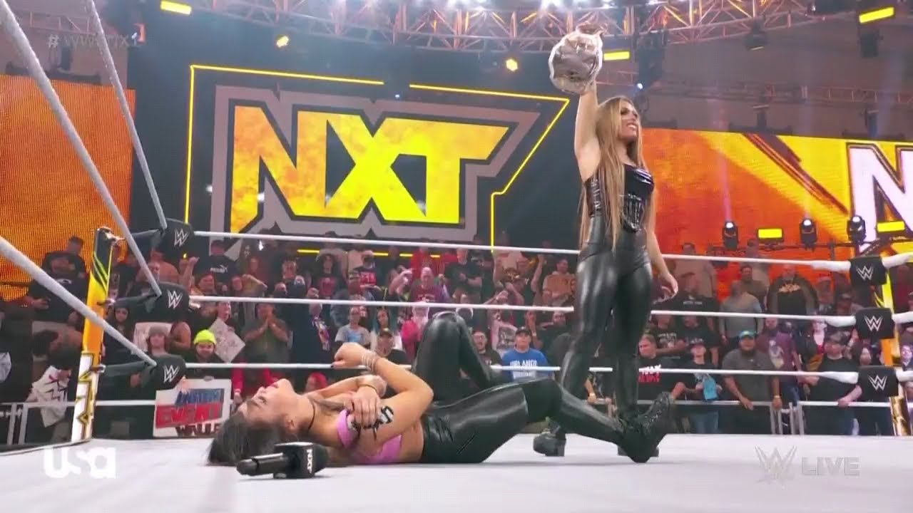 Mandy Rose Attacks Roxanne Perez background