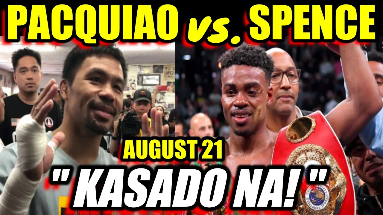 BREAKING: PACQUIAO SI SPENCE NA ANG NAPILI NA KALABAN background