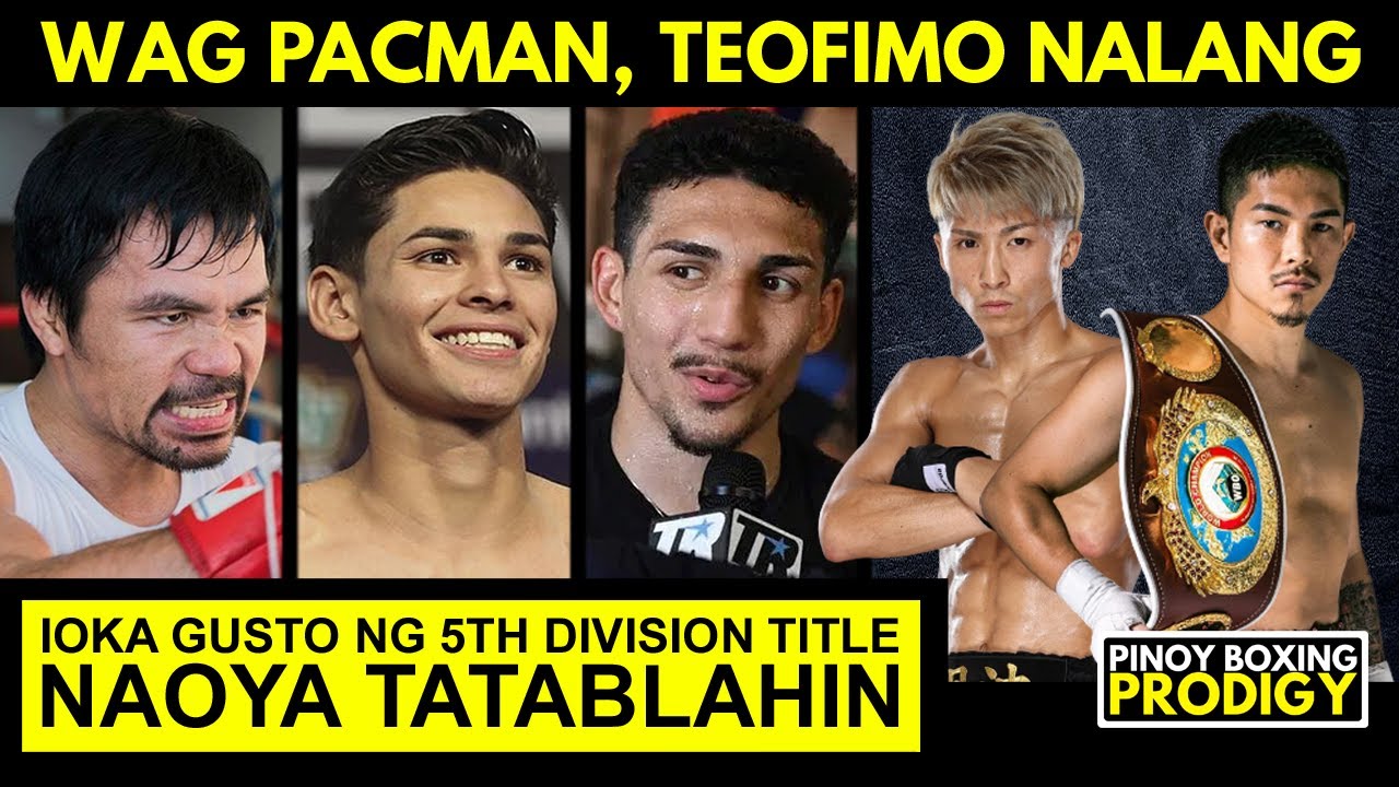 Garcia desidido kay Pacquiao, Goldenboy Teofimo ang GUSTO | Naoya Inoue gusto TALUHIN ni Kazuto Ioka