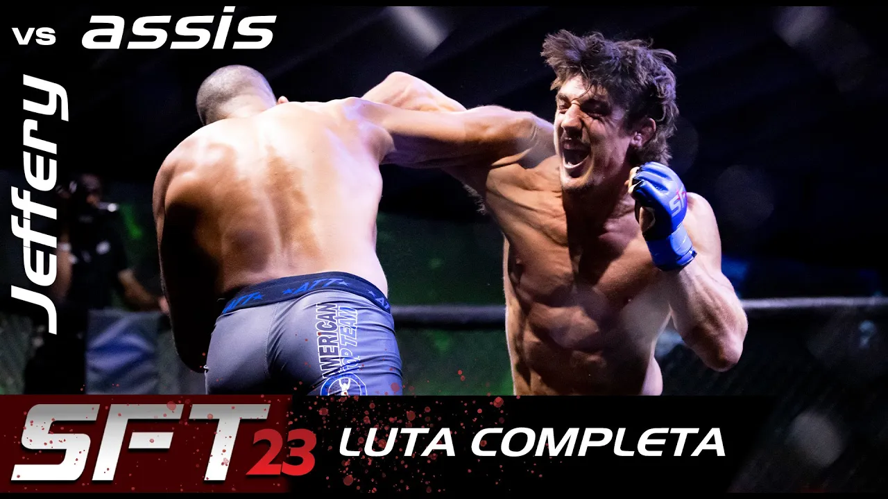 LUTA COMPLETA MMA | SFT23 | Aaron Jeffery vs. Bruno Assis background