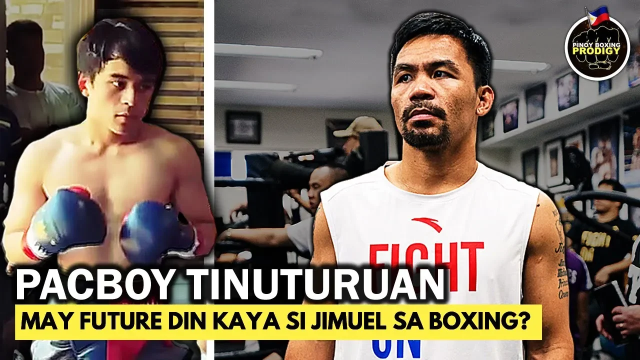 Pacman TINUTURUAN si Jimuel habang Quarantine | May FUTURE din kaya sa Boxing?