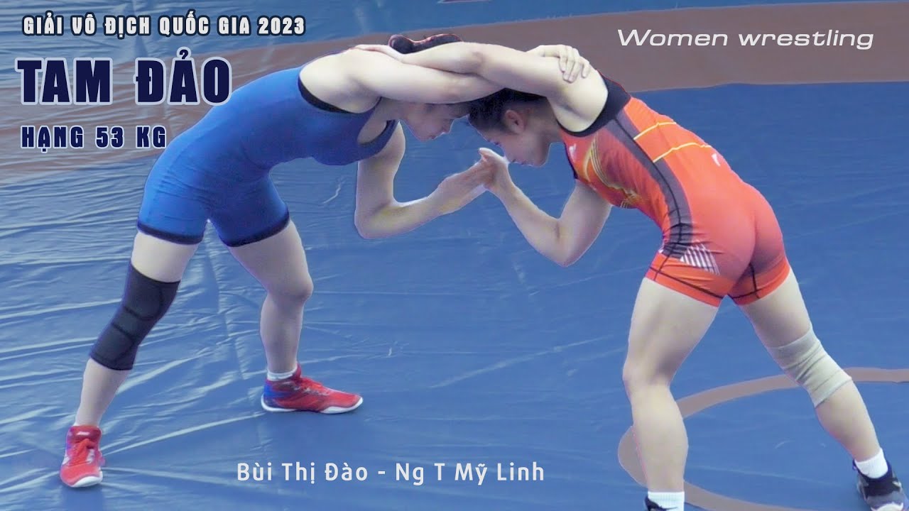 Vật Nữ Tam Đảo. Trận 18 .Women wrestling.