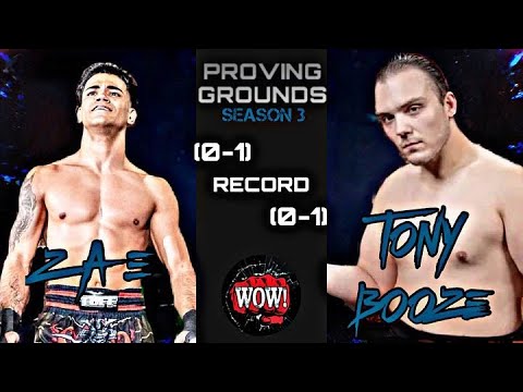 "Proving Grounds" - Tony Booze vs Zae background