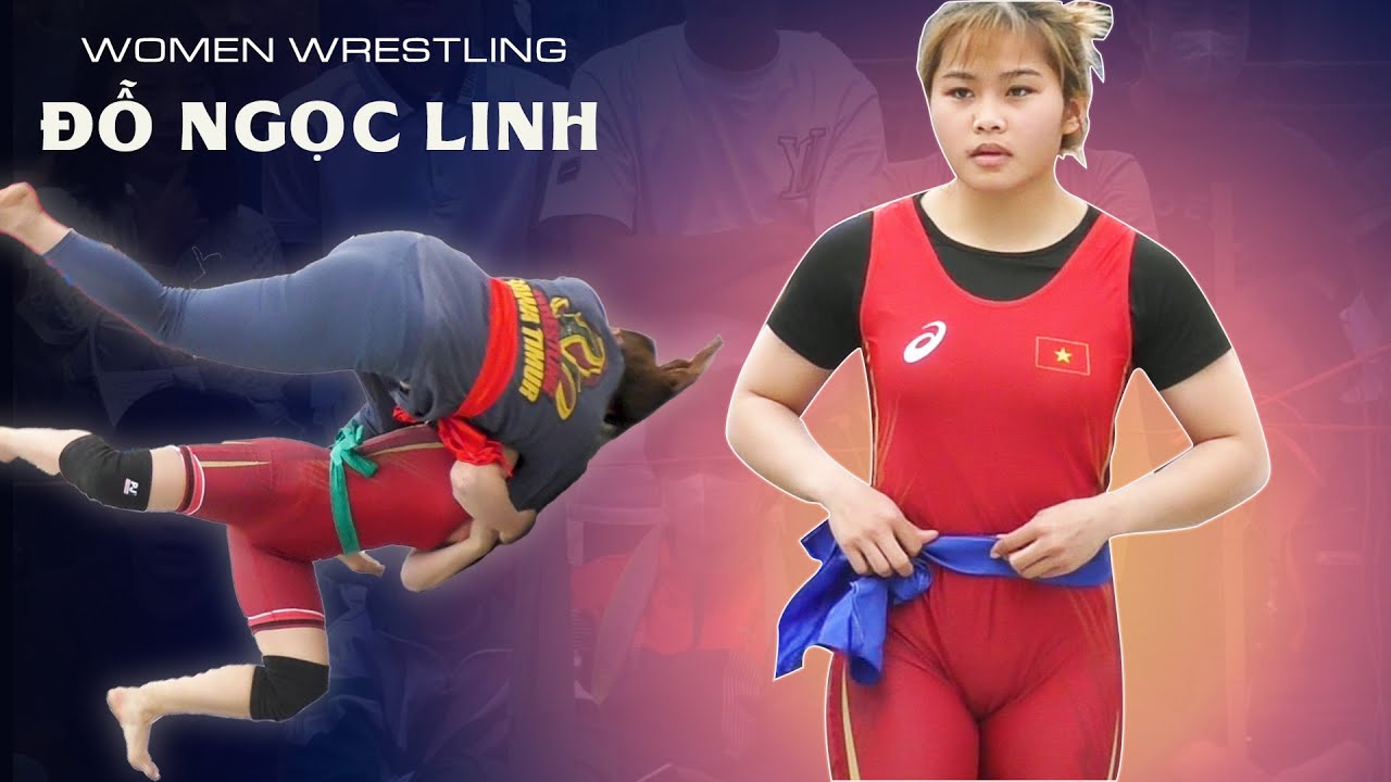 Vật nữ , Women wrestling. Giải nhất nữ hội làng Vĩnh Thọ background