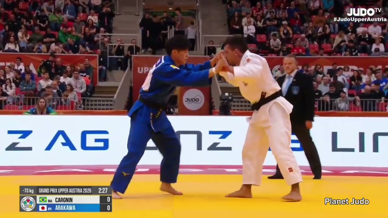 Daniel CARGNIN 🇧🇷 🆚️ Ryusei ARAKAWA 🇯🇵 | 1/8финала/-73кг | Гран При Австрия 2026