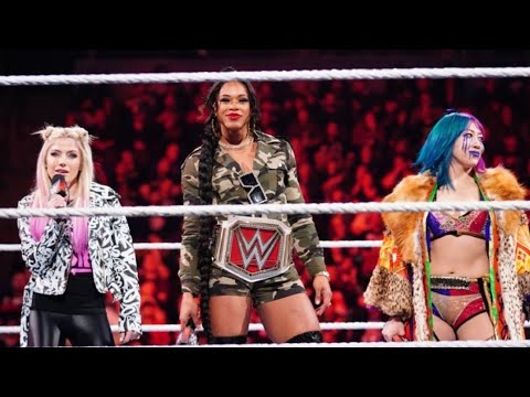 Asuka Entrance: WWE Raw, Nov. 21, 2022 background
