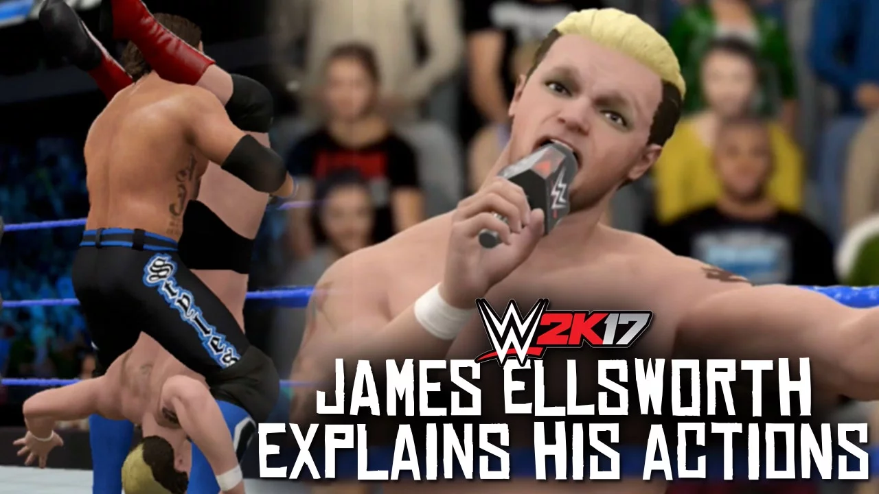 WWE 2K17 Story - James Ellsworth Explains His ACTIONS! background