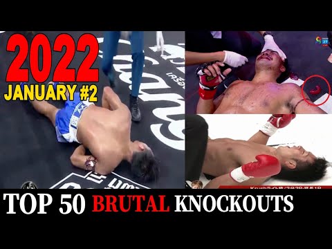 Top 50 MUAYTHAI•KICKBOXING•MMA Brutal Knockouts - January 2022 #2. background