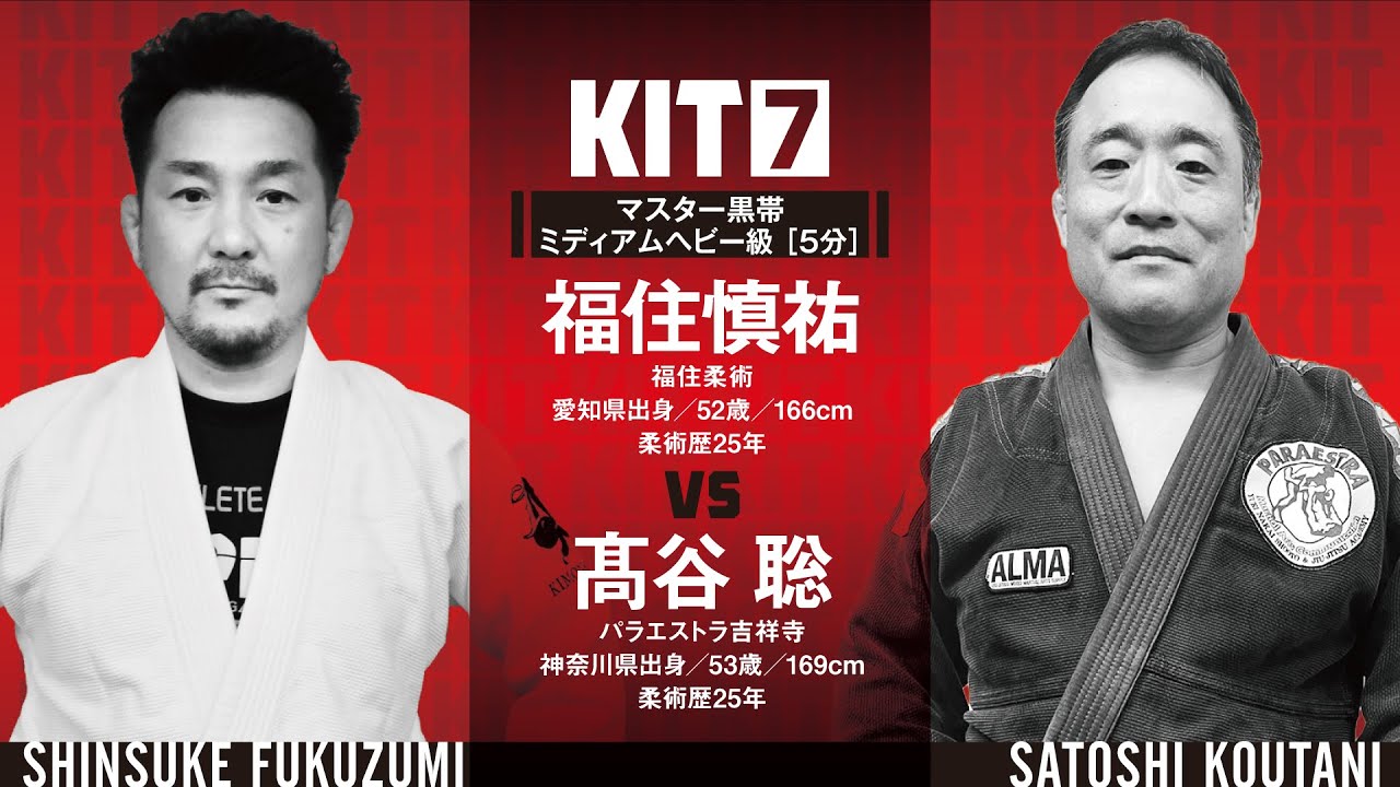 【DIGEST】福住慎祐 vs 髙谷聡 / KIT7 【ブラジリアン柔術】Shinsuke Fukuzumi vs Satoshi Koutani