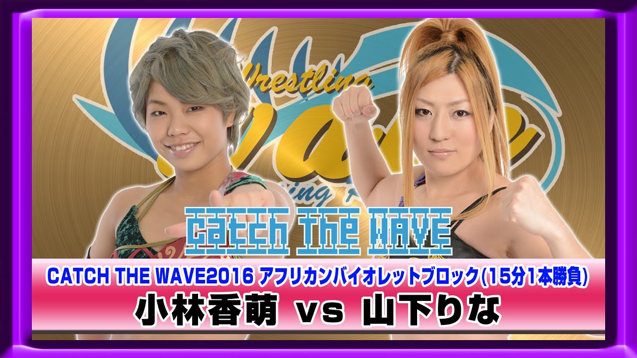 CATCH THE WAVE2016公式戦 アフリカンバイオレットブロック 山下vs小林 WAVENETWORKから 2016.5.29名古屋ダイアモンドホール