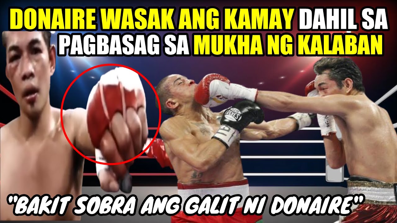 GANITO si DONAIRE pag BINASTOS | WASAK ang KAMAY sa PAGBASAG ng MUKHA ng KALABAN!