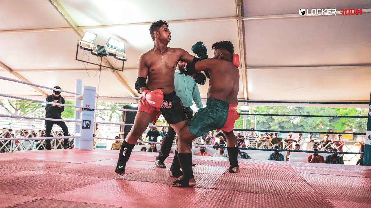 Sayed (Telangana) vs Raj (Jharkhand) | WMC India Ranking Series 8 | Pro-Am Muay Thai | Bangalore background