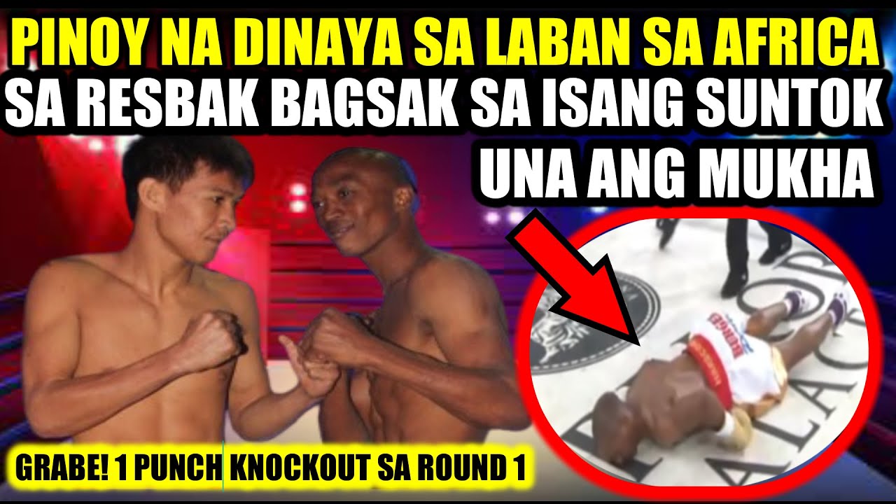 PINOY na DINAYA sa AFRICA sa REMATCH BULAGTA ISANG SUNTOK sa ROUND 1 background