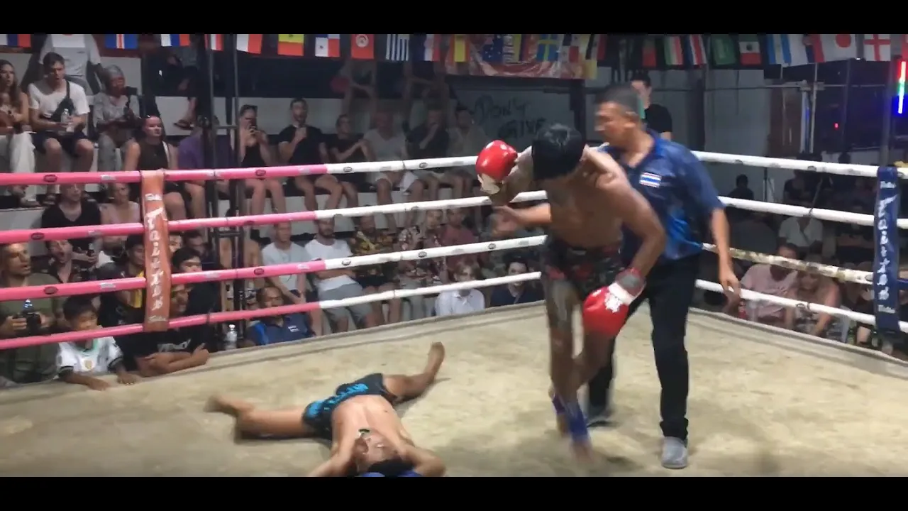 Muay Thai Fight | Singlek RittisakMuayThai vs Nayhuagolf PhanganMuayThai - 27 July 2022 background