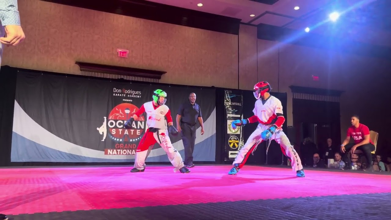 Luis Rivera vs Ibrahim Abdul Qadir 16-17 Boys Sparring Grands - Ocean State Grand Nationals 2025