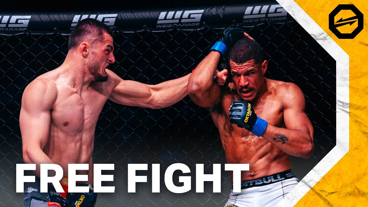 Brutal fight! ๐ฅ TOPALLAJ vs. FRIMPONG | FREE FIGHT | OKTAGON 71 background
