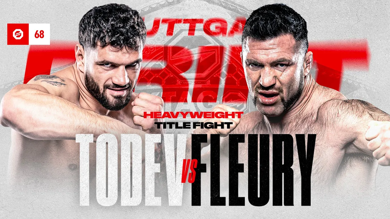 OKTAGON 68: Todev vs. Fleury | Official Teaser | 08.03.2025 - Watch LIVE on OKTAGON.TV background