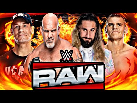 FULL MATCH - Seth 'Freakin' Roliins & Gunther Vs. John Cena & Goldberg : WWE RAW 2025