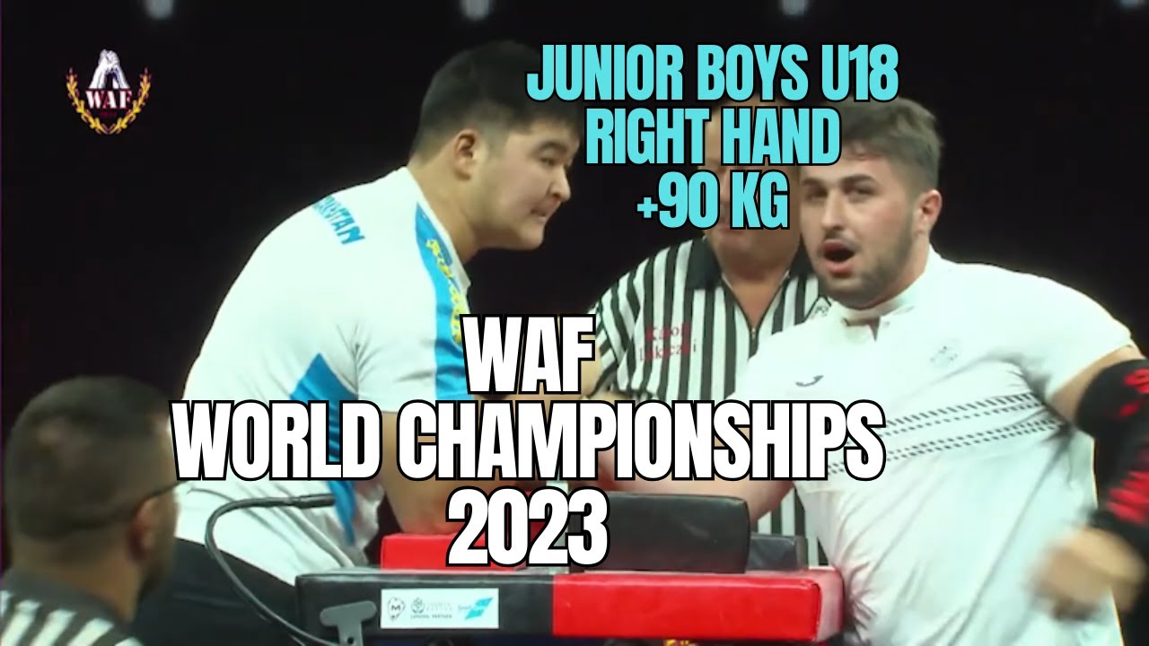 2023 WAF +90 KG RIGHT HAND JUNIOR BOYS U18 ALL MATCHES background